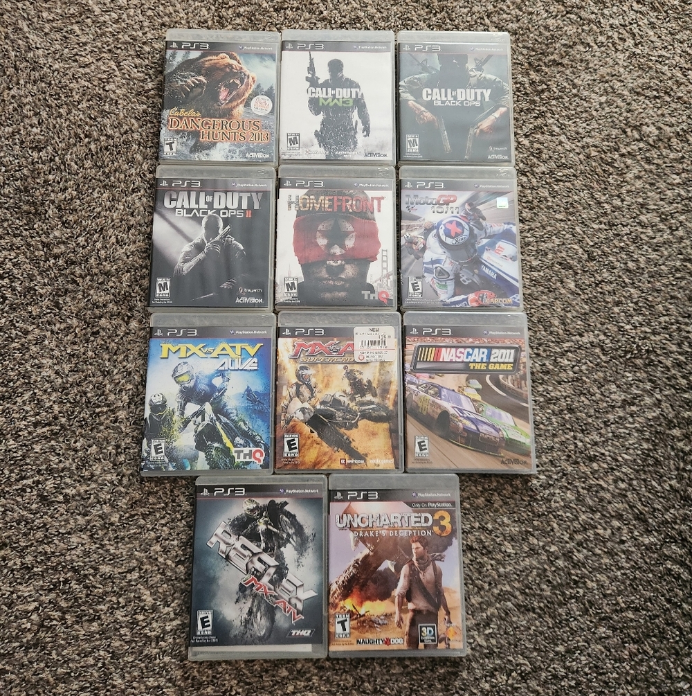 Play Station PS3 Video Game Bundle Set of 11